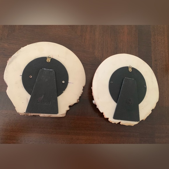 2 Native American Indian Wall or Stand Plaques Hand Painted - Picture 8 of 9